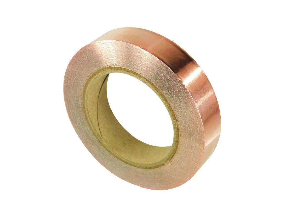 3M™ Copper Foil Shielding Tape 1125, 3.25 in x 36 yd, 12 rolls per case