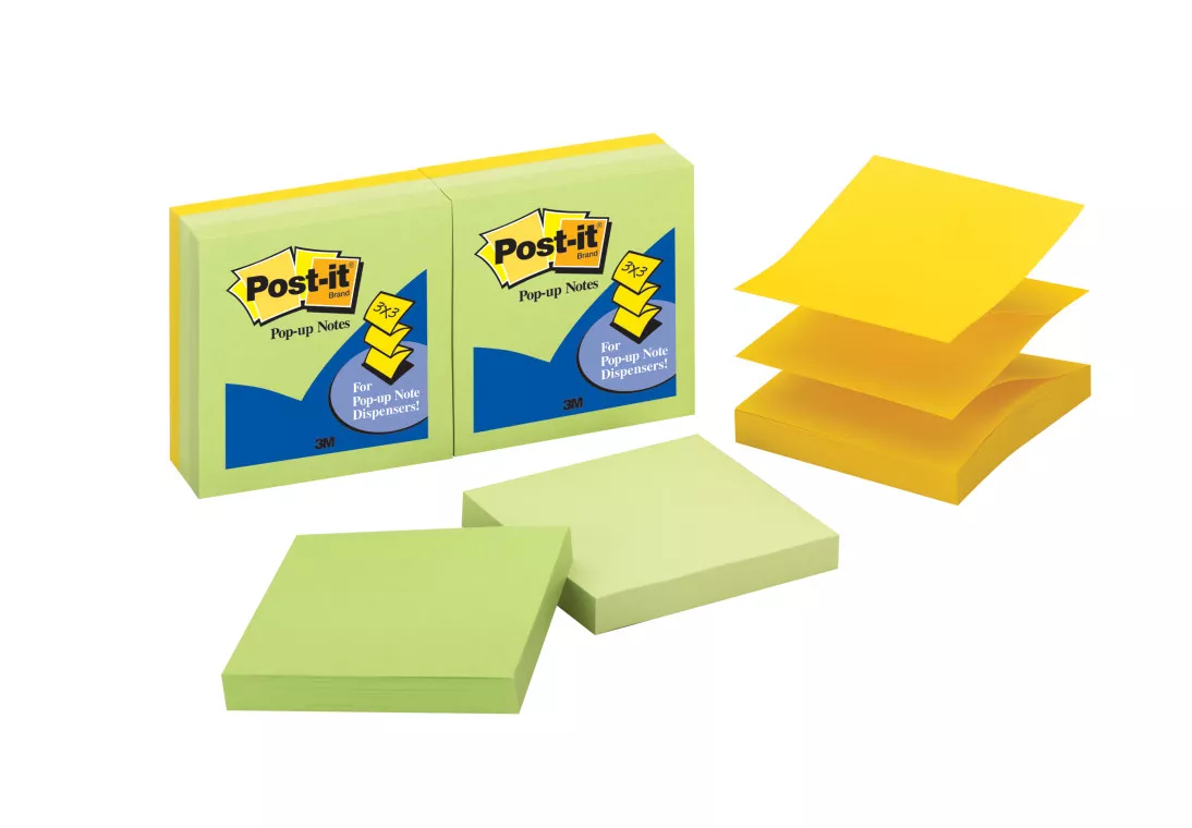 Post-it® Pop-up Notes, R330-6APL, 3 in x 3 in (76 mm x 76 mm)