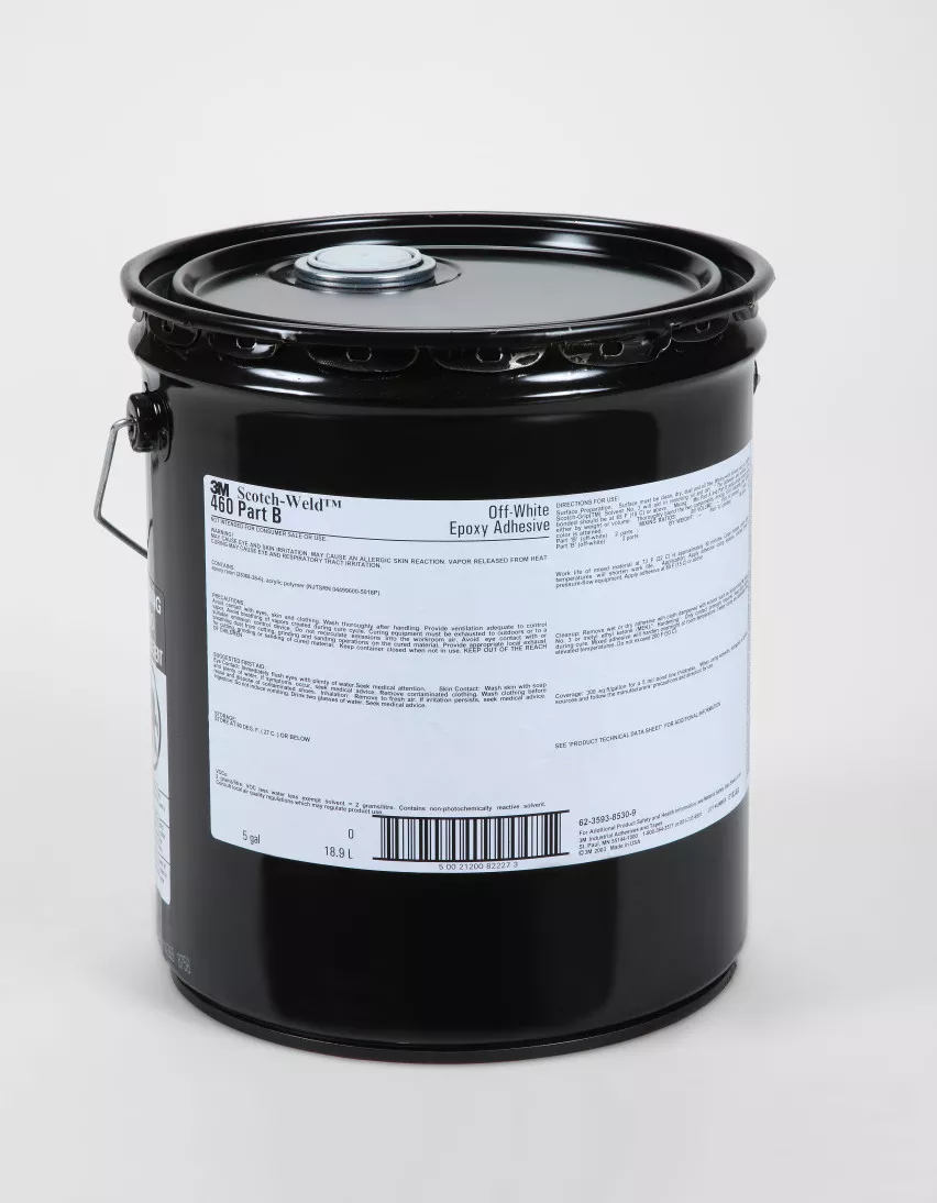 3M™ Scotch-Weld™ Epoxy Adhesive 460, Off-White, Part B, 5 Gallon (Pail),
1 Can/Case