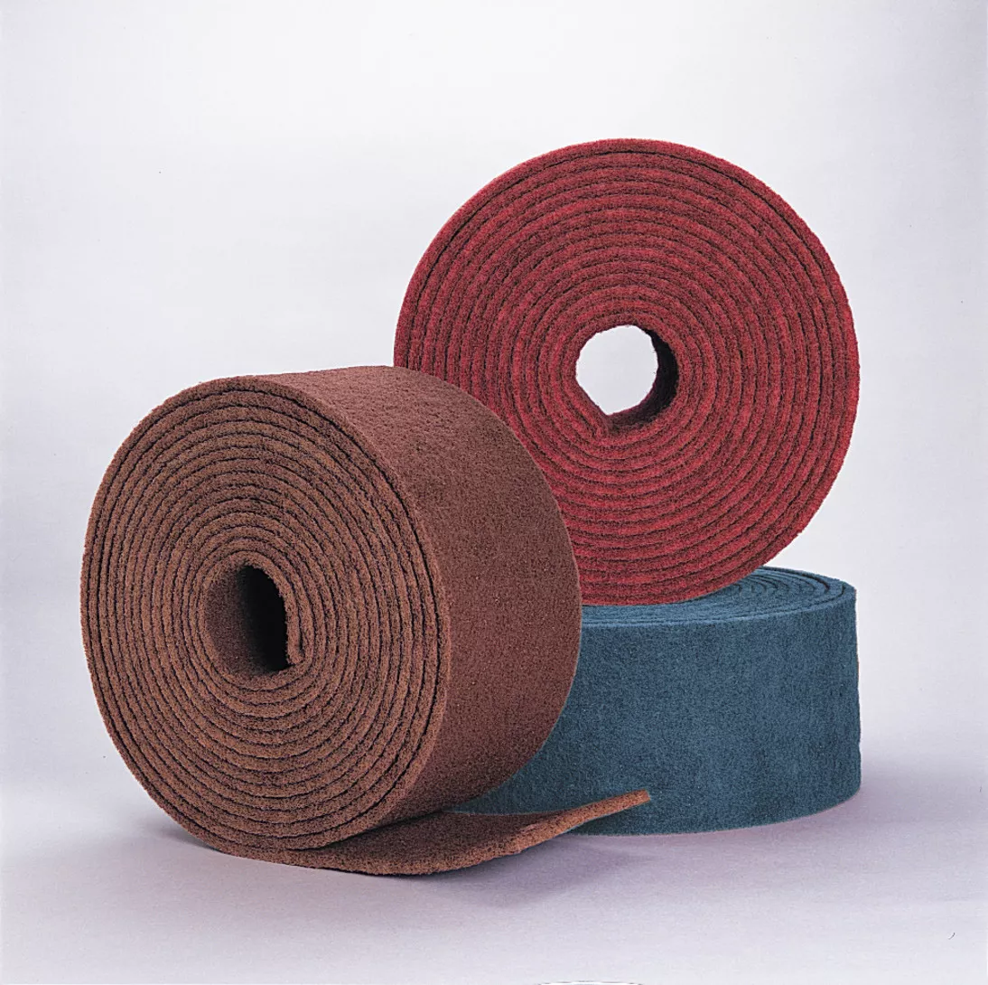 Standard Abrasives™ Aluminum Oxide Buff and Blend EP Roll, 830105, Very
Fine, 4-1/2 in x 30 ft, 2 ea/Case