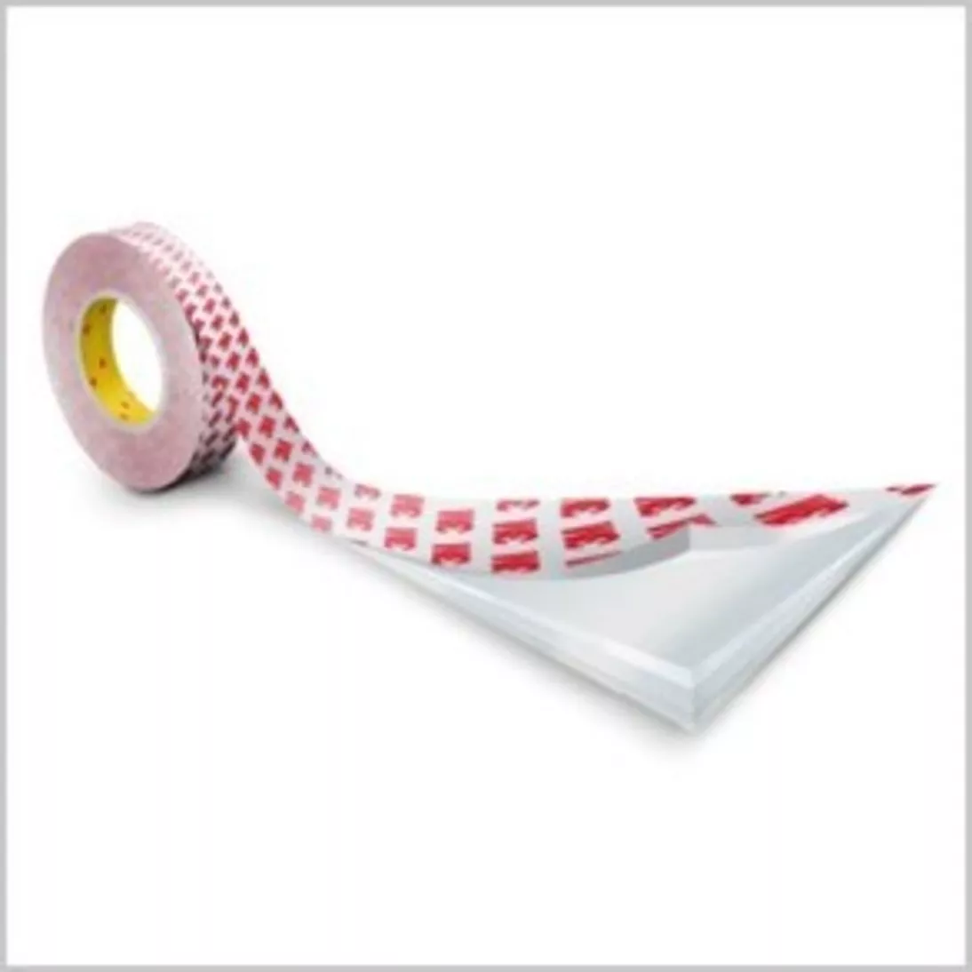 3M™ High Performance Double Coated Tape 9088-200, Clear, 19 mm x 50 m,
0.20 mm, 48 rolls per case