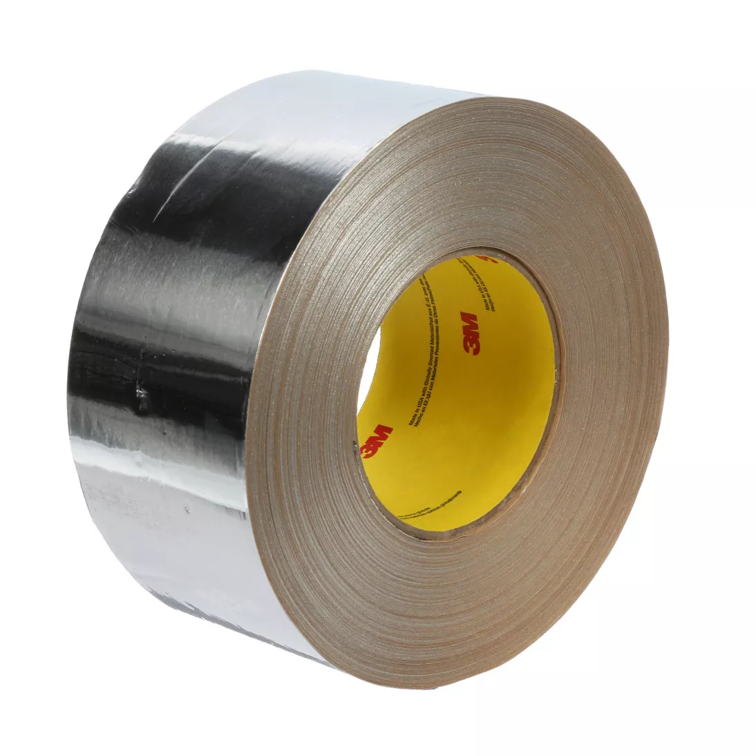 3M™ Venture Tape™ Aluminum Foil Tape 1520CW, Silver, 63.5 mm x 45.7 m,
3.2 mil, 20 rolls per case