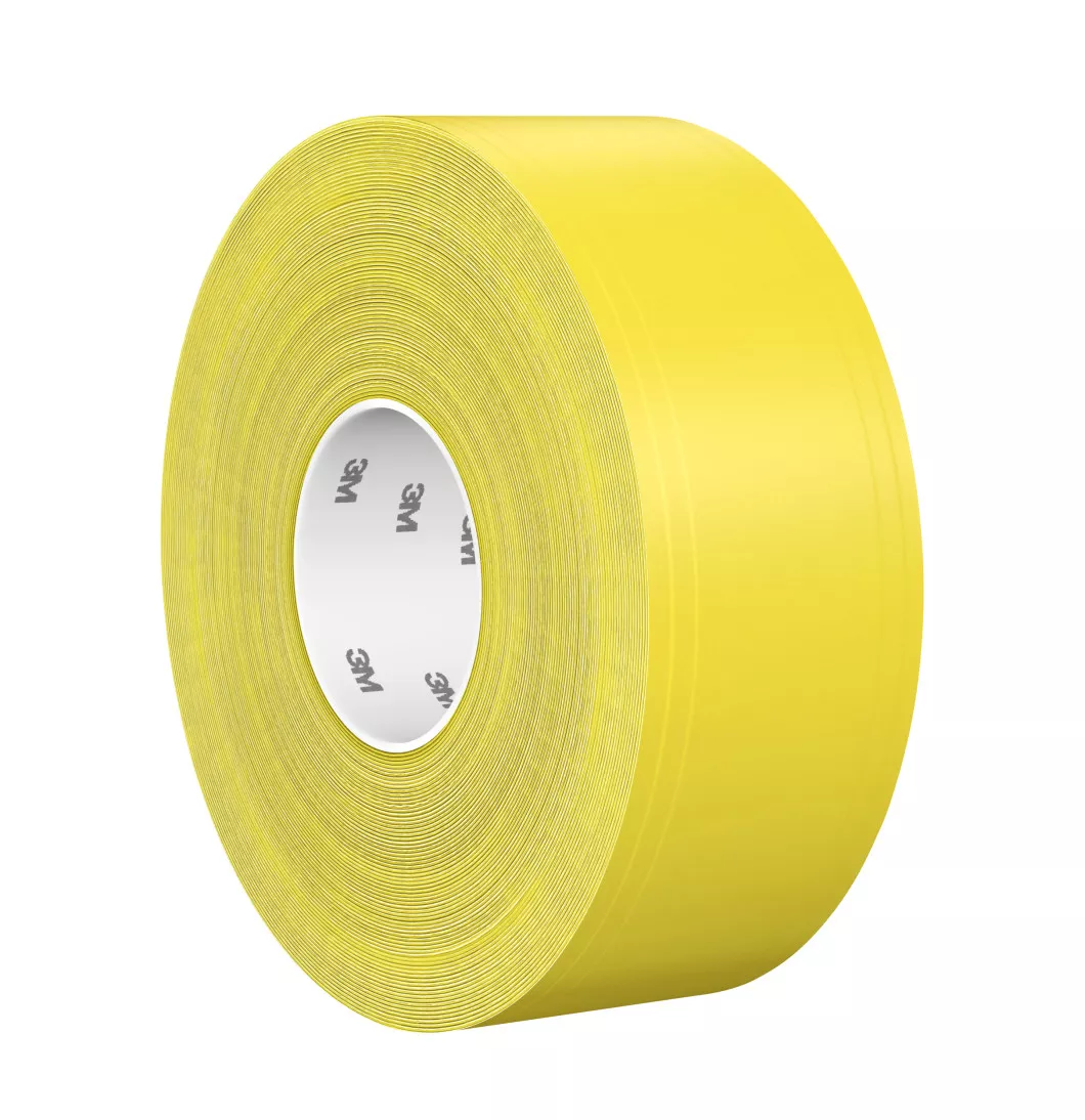 3M™ Durable Floor Marking Tape 971, Yellow, 3 in x 36 yd, 33 mil, 1 Roll/Case