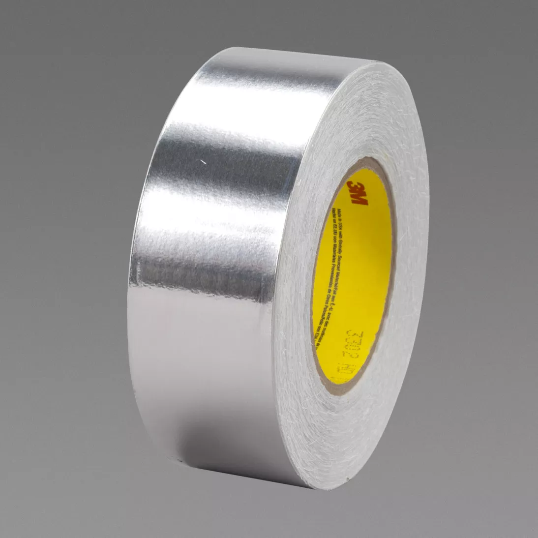3M™ Conductive Aluminum Foil Tape 3302, Silver, 4 in x 36 yd, 3.5 mil, 2
rolls per case