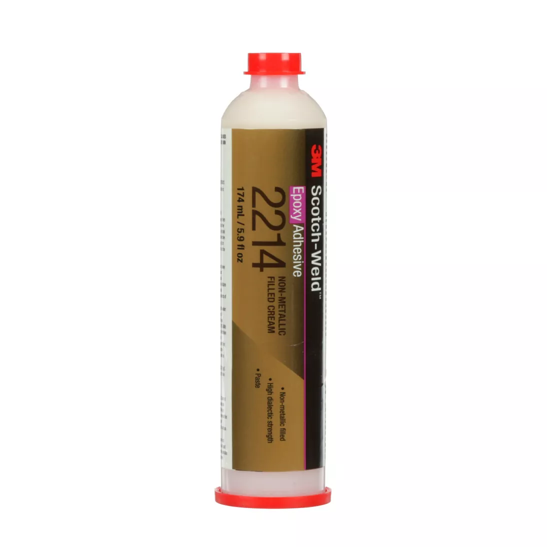 3M™ Scotch-Weld™ Epoxy Adhesive 2214 Non-Metallic Filled, Cream, 6 fl oz
Cartridge, 4/case