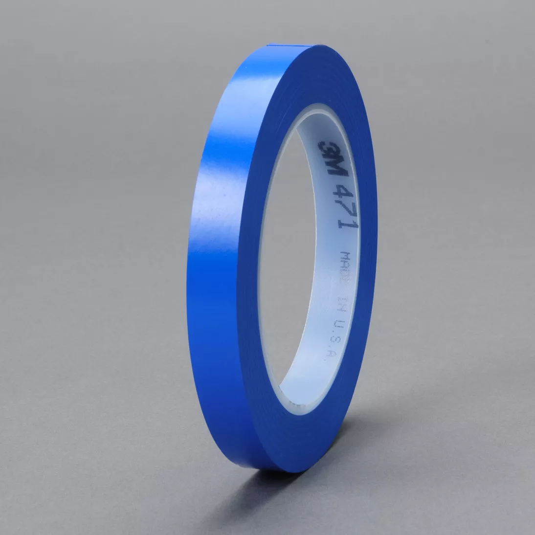 3M™ Vinyl Tape 471 Blue PN36409, 3/4 in x 36 yd, 48 individually wrapped
rolls per case Conveniently Packaged
