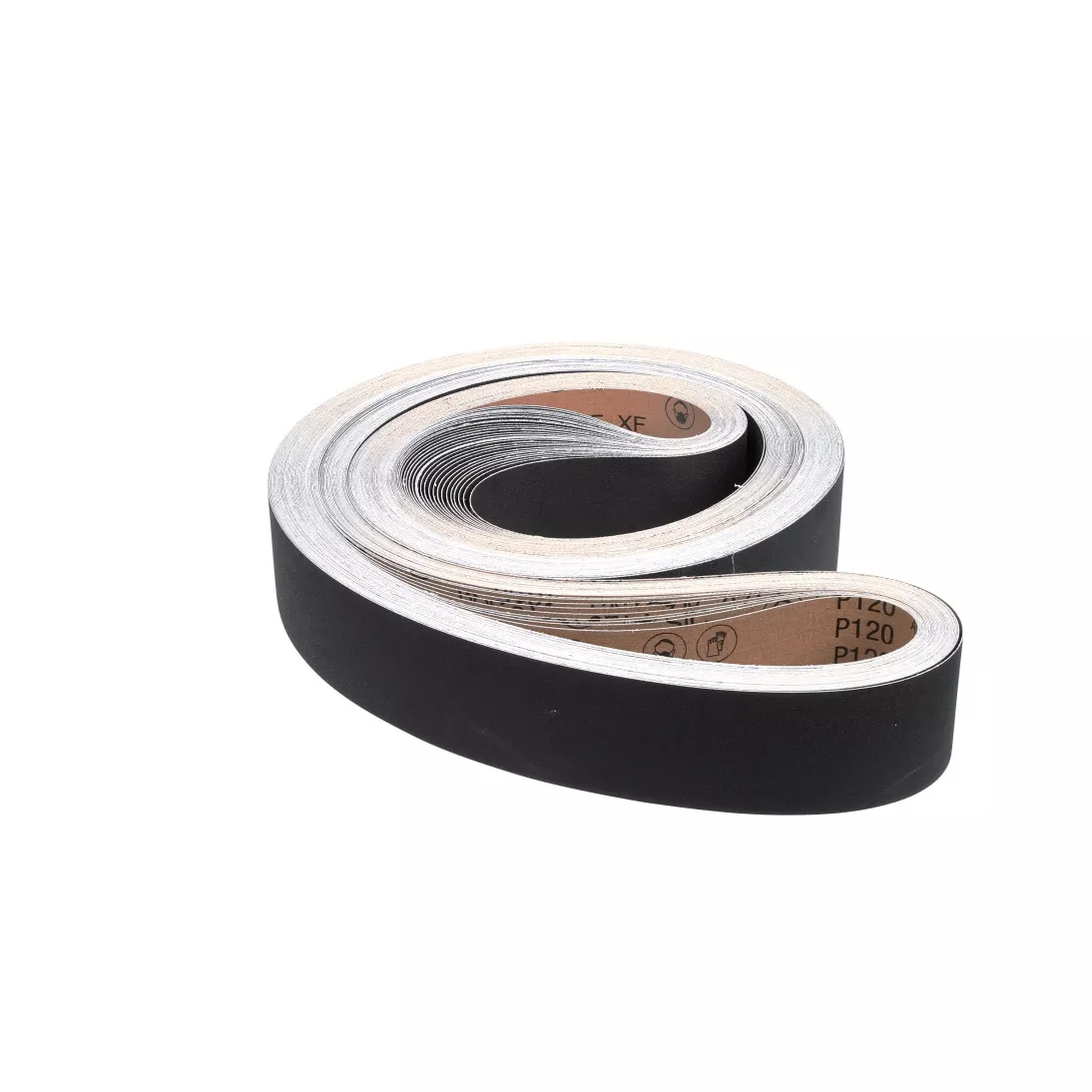 3M™ Cloth Belt 461F, P120 XF-weight, 2 in x 256 in, Film-lok,
Single-flex, 50 ea/Case