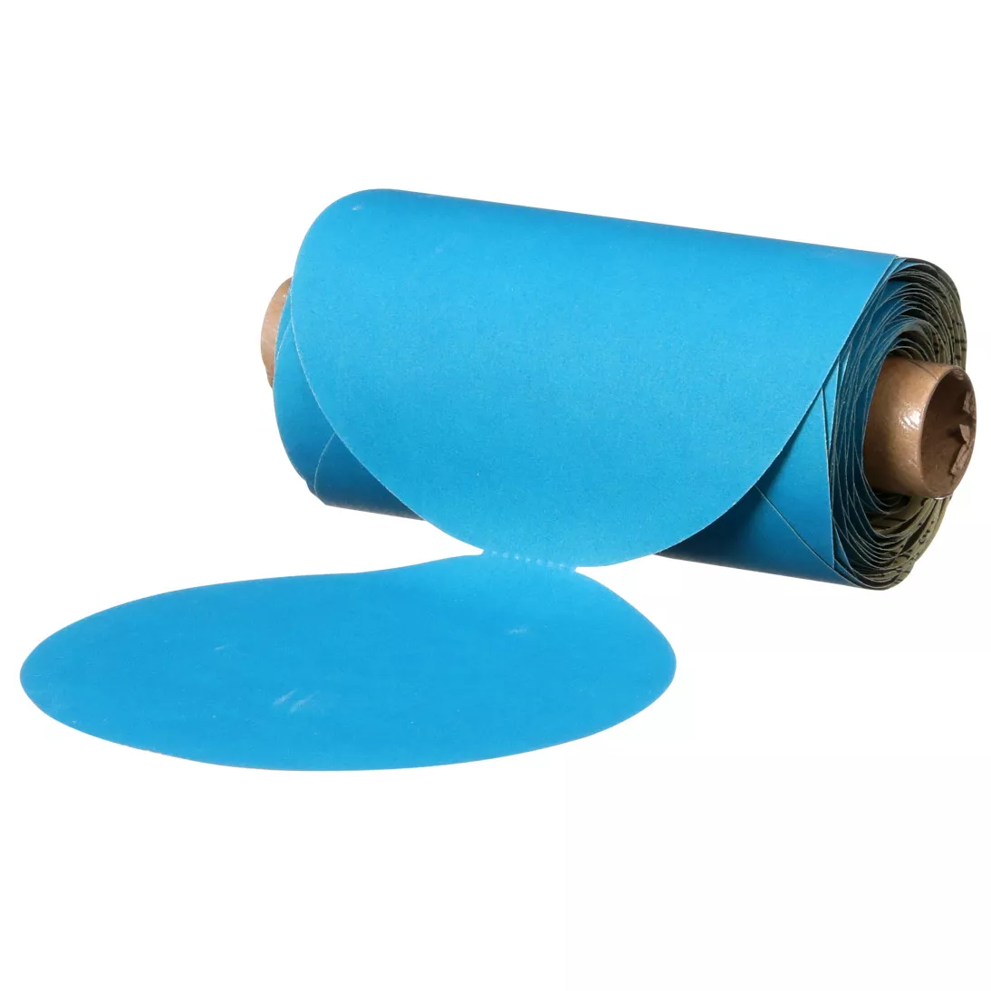 3M™ Stikit™ Blue Abrasive Disc Roll 321U, 36271, 5 in, 320 grade, 100 discs per roll, 5 rolls per case