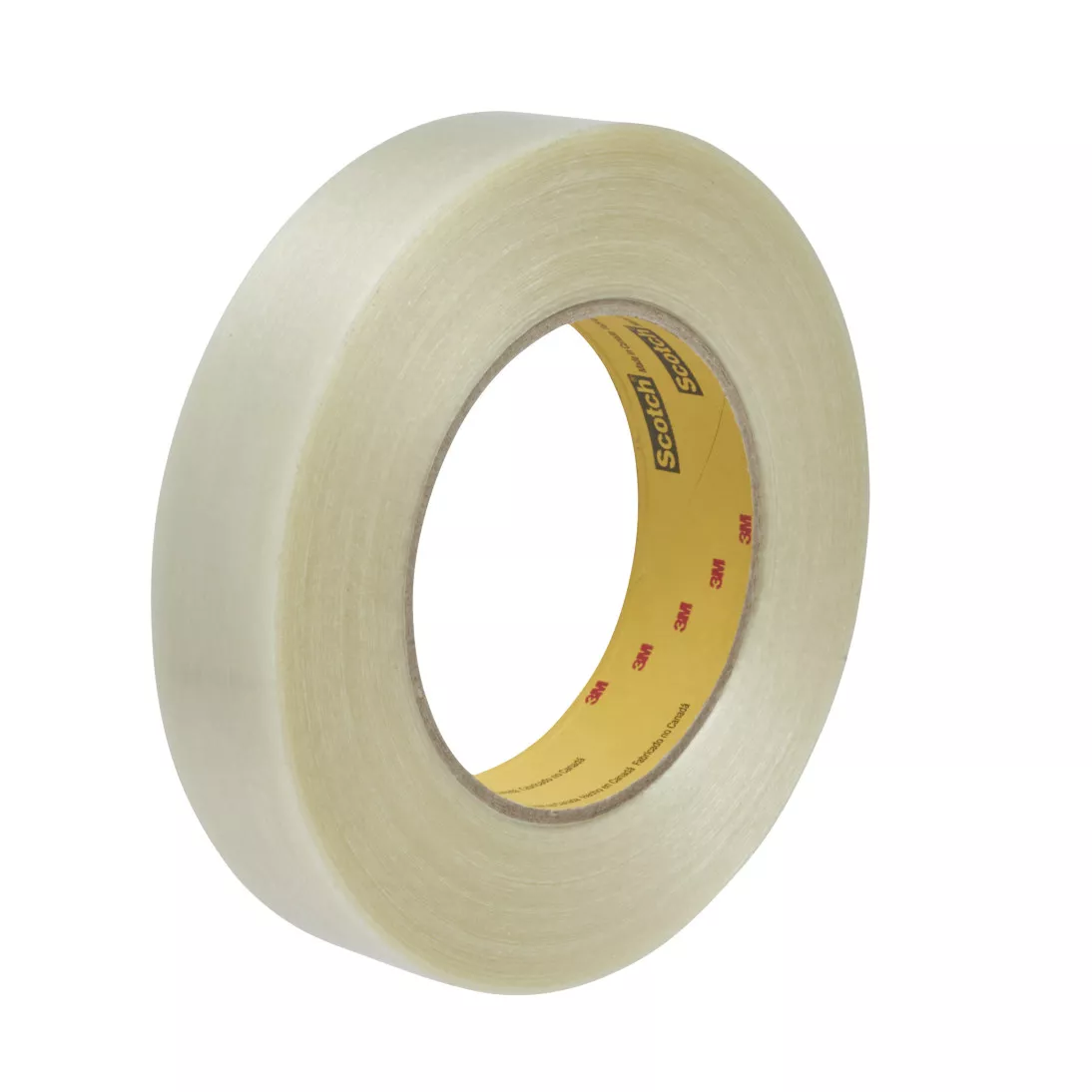 Scotch® Filament Tape 898MSR, Clear, 24 mm x 55 m, 6 mil, 36 rolls per
case