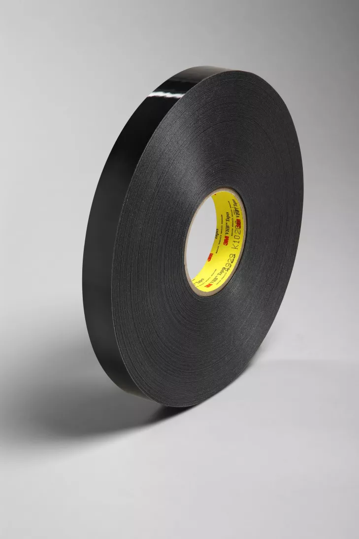 3M™ VHB™ Tape 4929, Black, 1 in x 72 yd, 25 mil, Small Pack, 2 rolls per
case