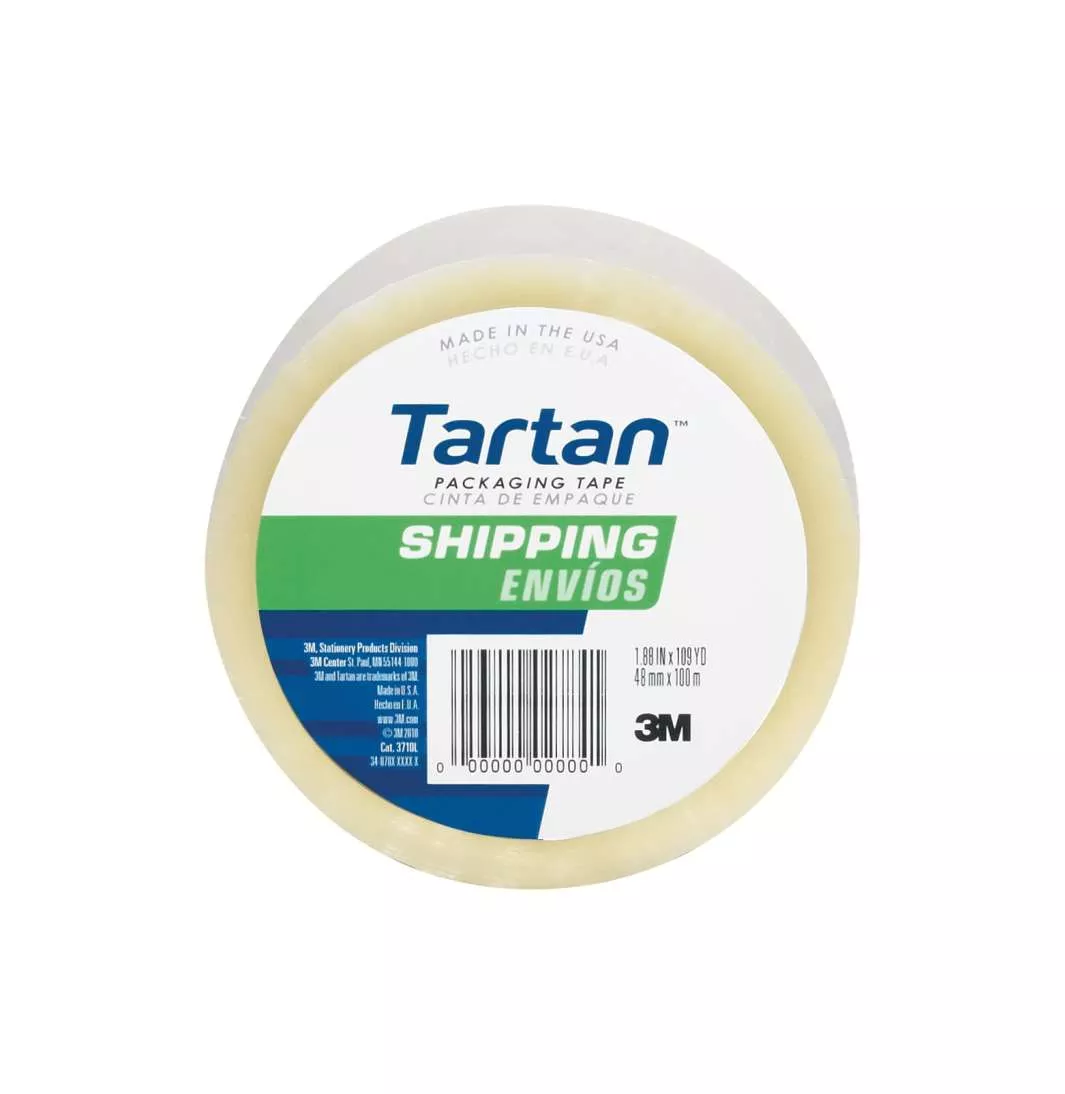 Tartan™ Shipping Packaging Tape 3710L, 1.88 in x 109 yd (48 mm x 100 m)
