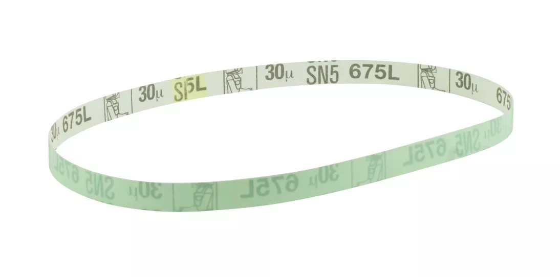 3M™ Diamond Microfinishing Film Belt 675L, 30 Mic, 4 in x 98-1/2 in