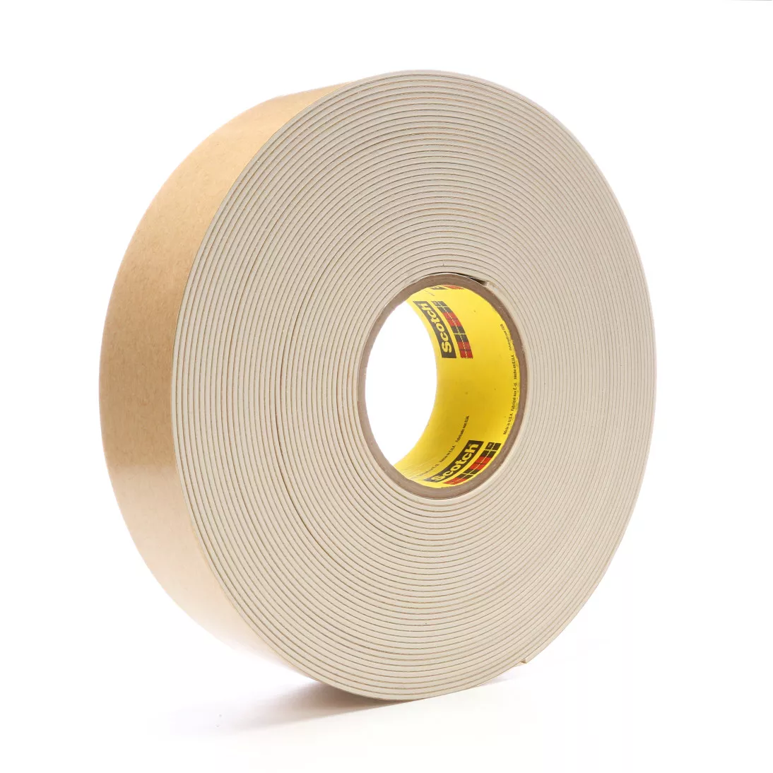 3M™ Impact Stripping Tape 528, Tan, 2 in x 20 yd, 82 mil, 6 rolls per
case