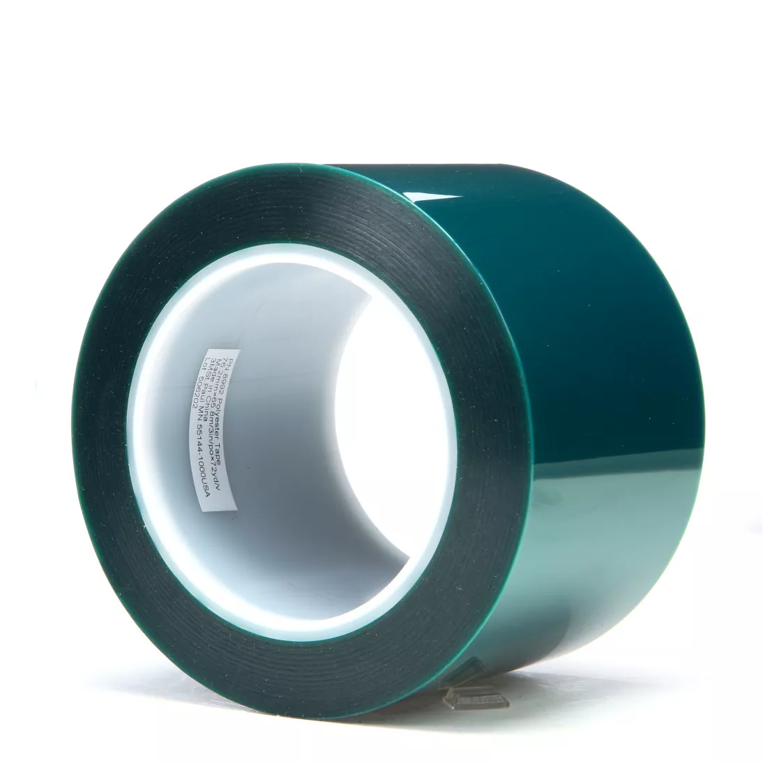 3M™ Polyester Tape 8992, Green, 3 in x 72 yd, 3.2 mil, 12 rolls per case