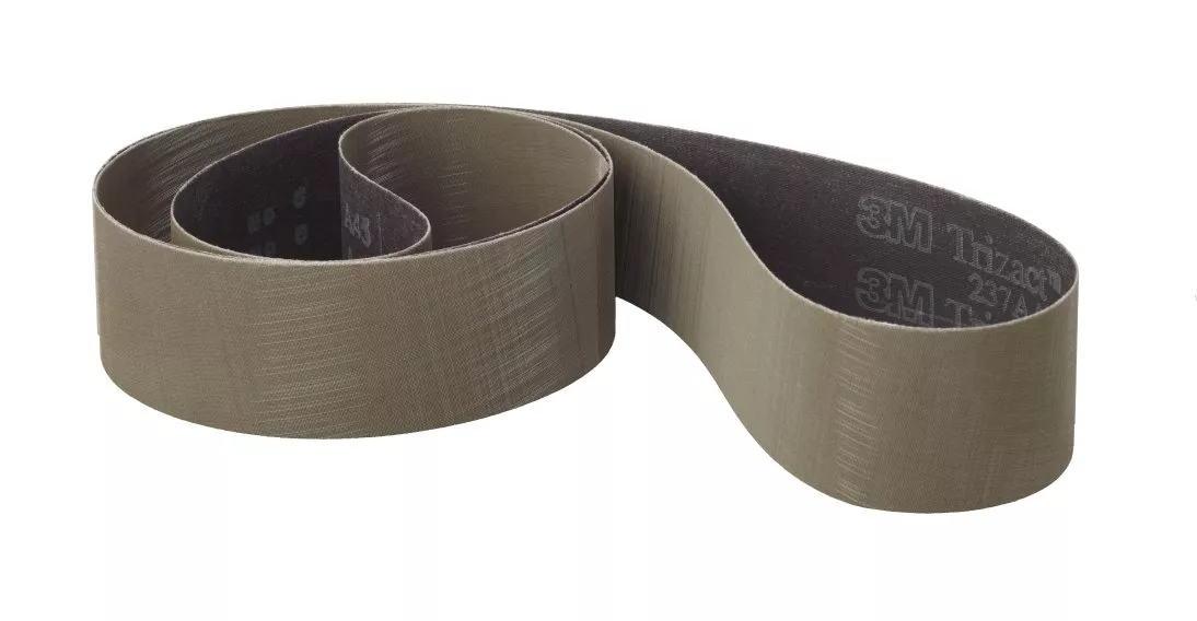 3M™ Trizact™ Cloth Belt 237AA, A6 X-weight, 4 in x 132 in, Film-lok,
Full-flex, 25/Inner, 50 ea/Case