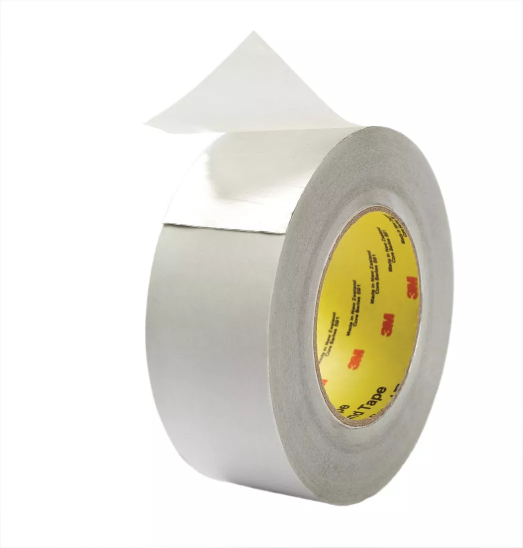 3M™ Aluminum Foil Tape 427, Silver, 2 in x 60 yd, 4.6 mil, 24 rolls per
case