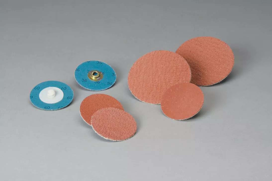 Standard Abrasives™ Quick Change Ceramic Pro 2 Ply Disc, 527316, 80,
TSM, Red, 1-1/2 in, Die QS150SM, 50/inner, 200/case