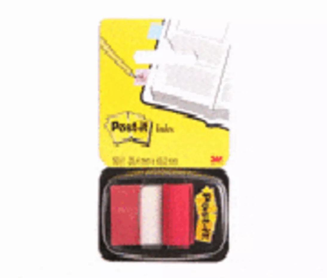 Post-it® Flags 680-1 (36) 1 in x 1.7 in (25,4 mm x 43,2 mm) Red
50/dispenser