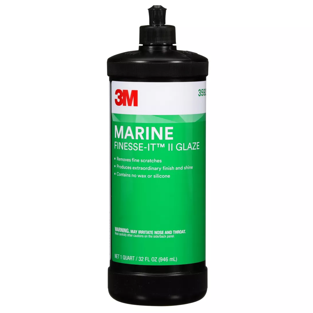 3M™ Marine Finesse-it™ II Glaze, 35928, 1 qt (32 fl oz/946 mL), 6 per
case