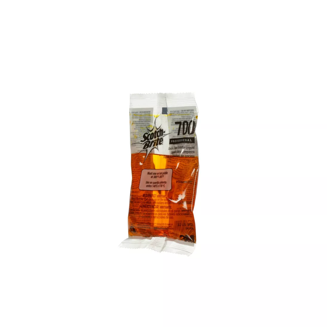 Scotch-Brite™ Quick Clean Griddle Liquid 700-40, 3.2 Oz Pack, 40/Case
