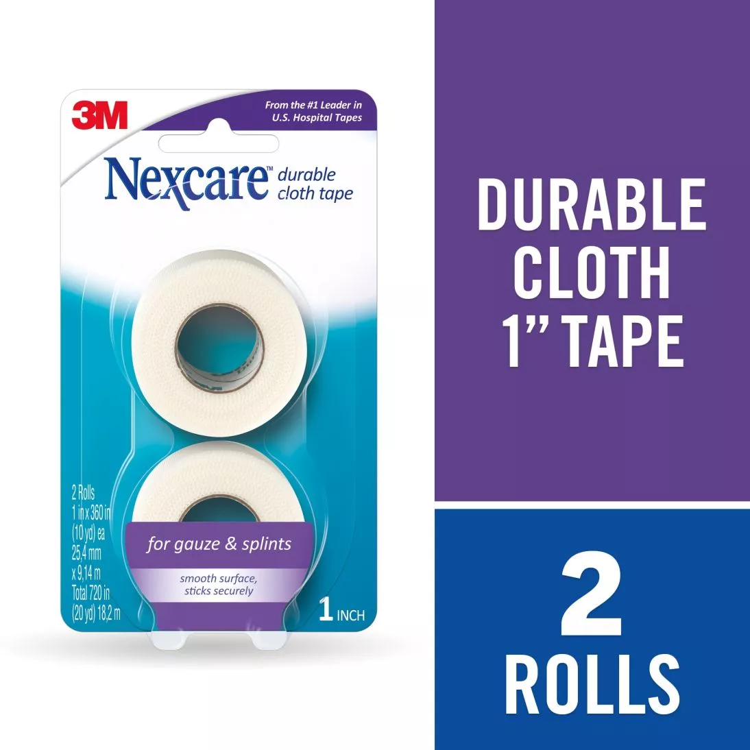 UPC 00051131223370 | Nexcare™ Durable Cloth First Aid Tape 791-2PK