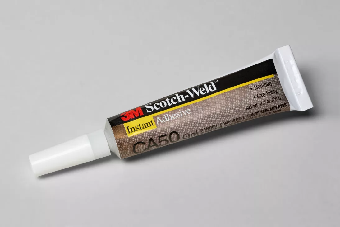 3M™ Scotch-Weld™ Instant Adhesive CA50 Gel, Clear, 20 Gram Tube, 12/case