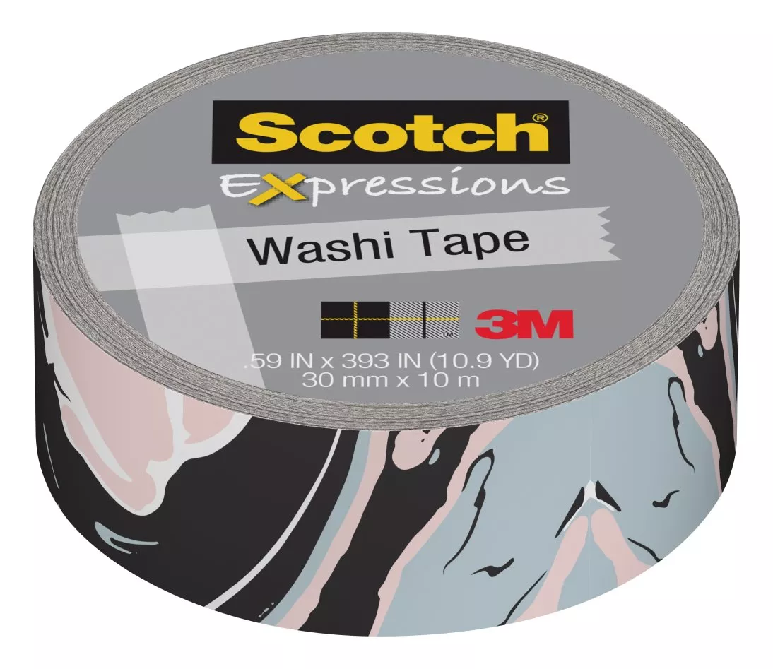 Scotch® Expressions Washi Tape C314-P95, .59 in x 393 in (15 mm x 10 m)
Marble