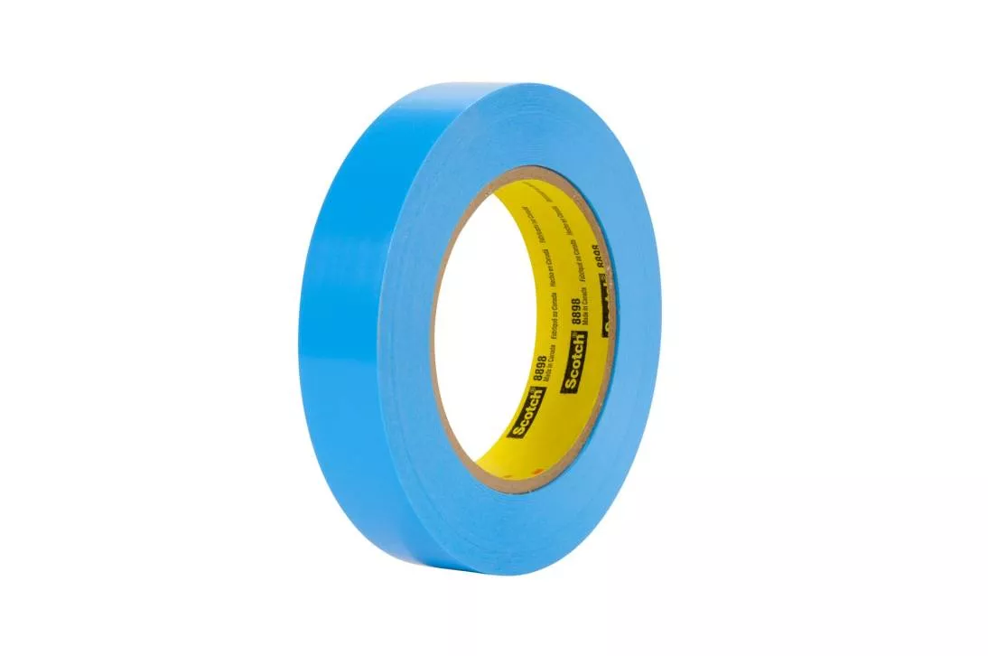 Scotch® Strapping Tape 8898, Blue, 12 mm x 330 m, 4.6 mil, 18 rolls per
case