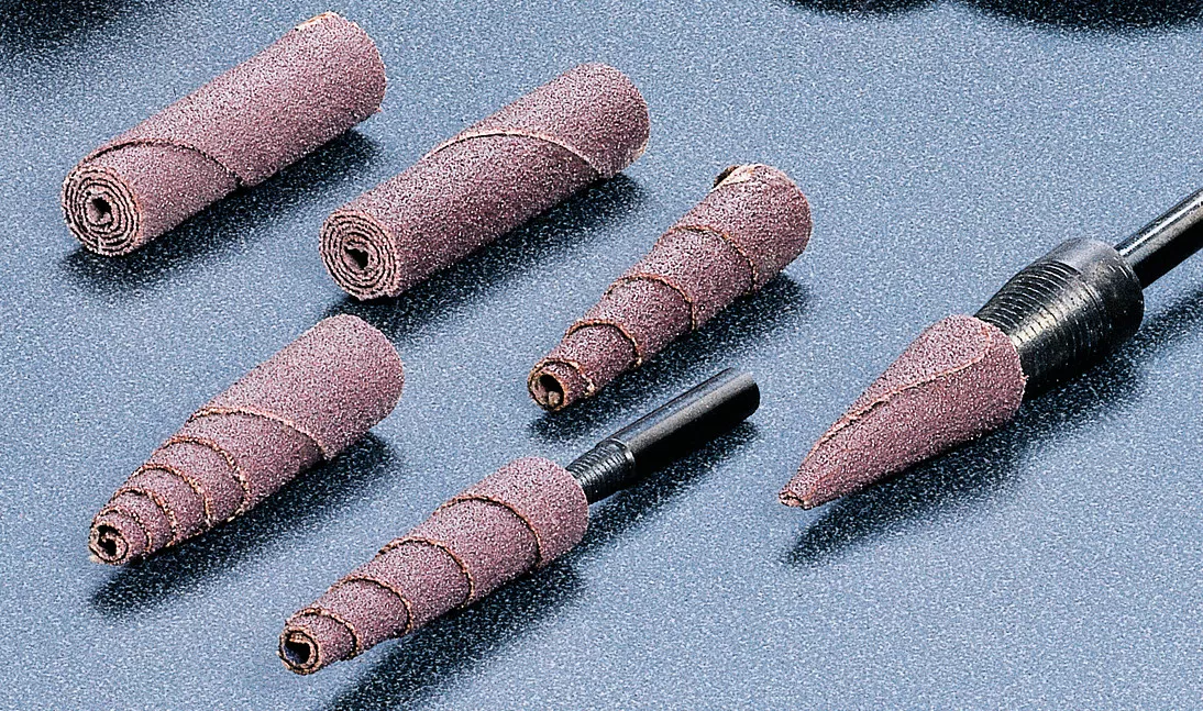 Standard Abrasives™ Zirconia Full Taper Cartridge Roll 727332, 1/2 in x
1-1/2 in x 1/8 in 60, 100 ea/Case