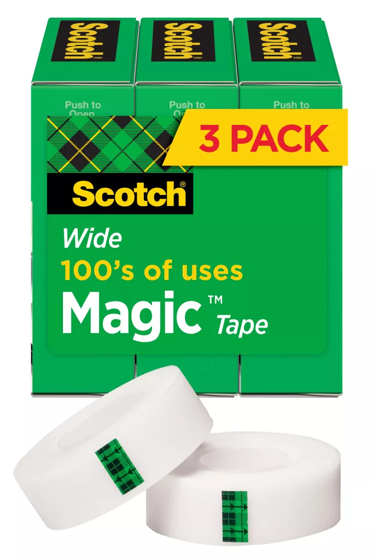 Scotch® Magic™ Tape 810S3, 3/4 in x 800 in 3-Pack