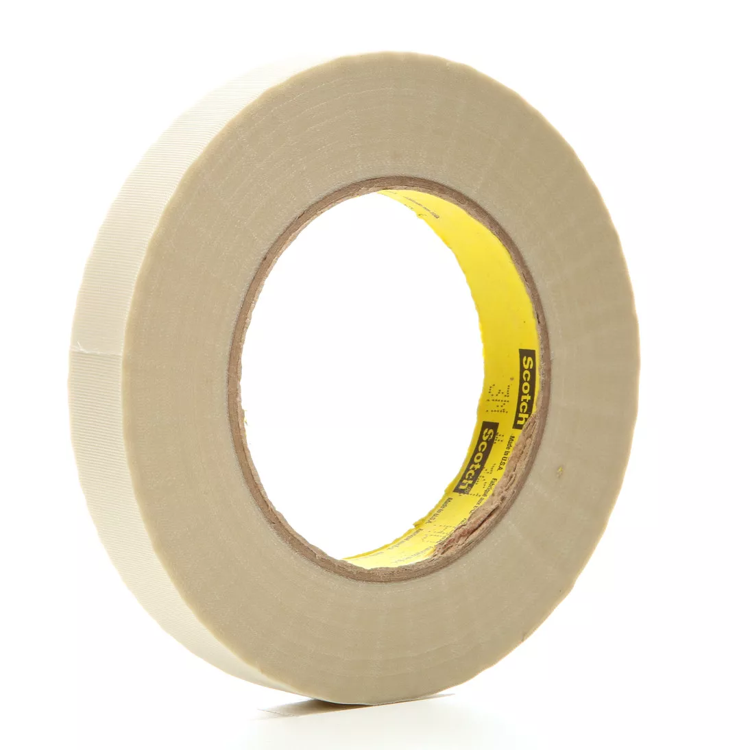 3M™ Glass Cloth Tape 361, White, 3/4 in x 60 yd, 6.4 mil, 48 rolls per
case