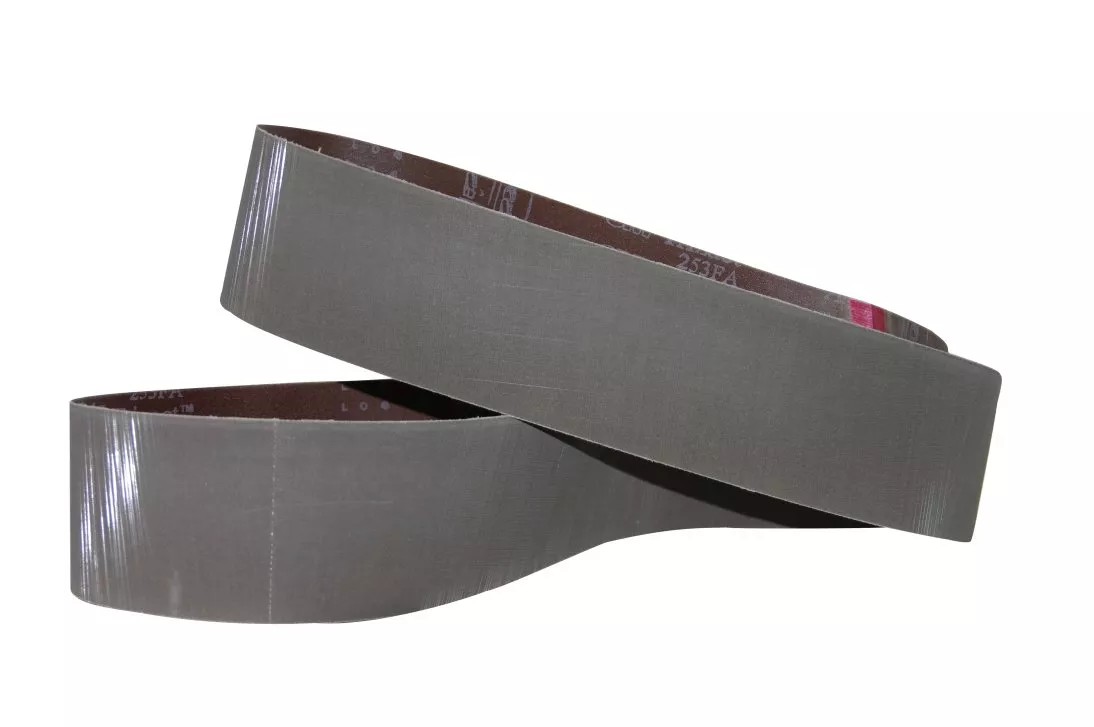 3M™ Trizact™ Cloth Belt 253FA, A16 XF-weight, 37 in x 60 in, Film-lok,
No Flex, 5 ea/Case