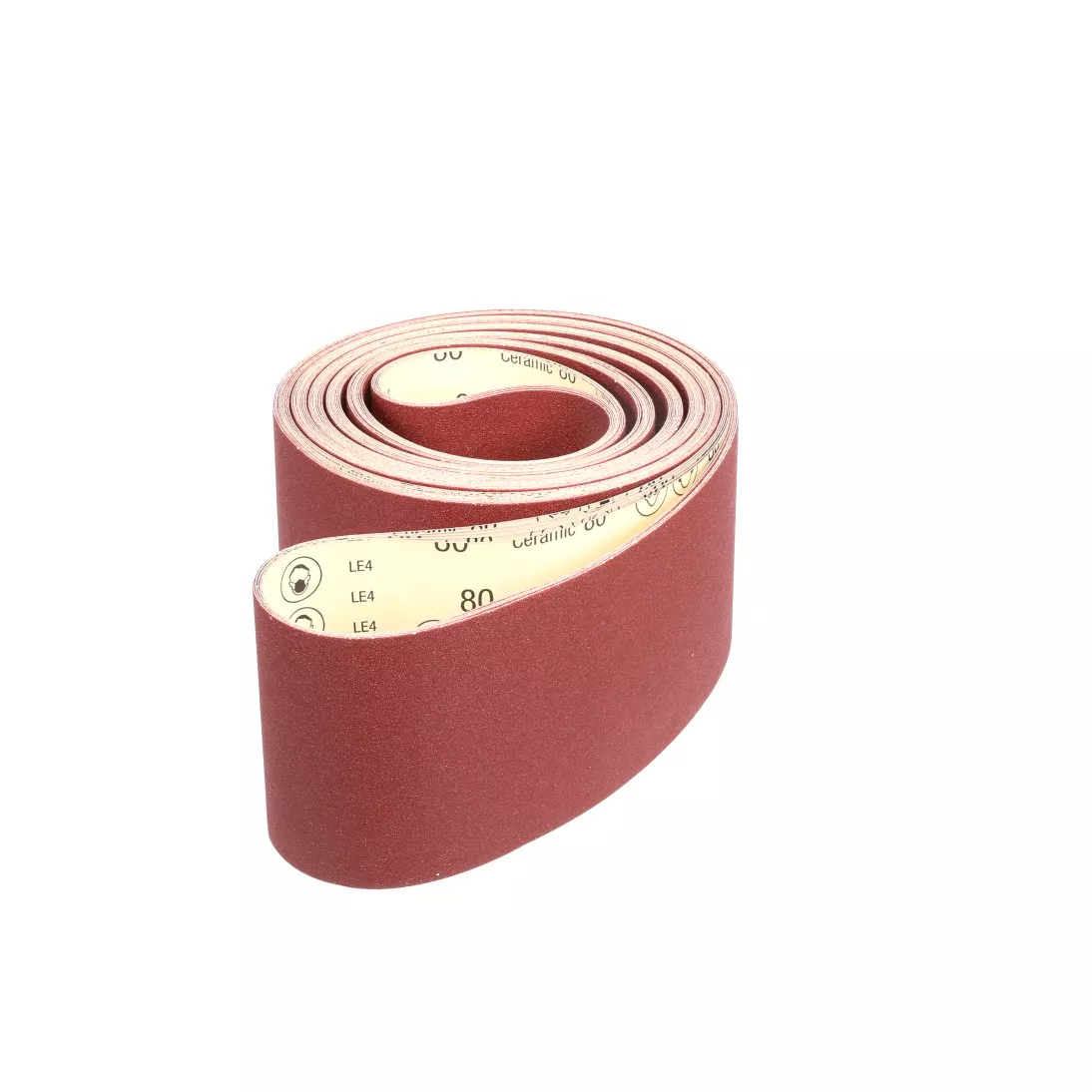 3M™ Paper Belt 763U, 4 in x 132 in, 60 F-weight, Full-Flex, 25 ea/Case