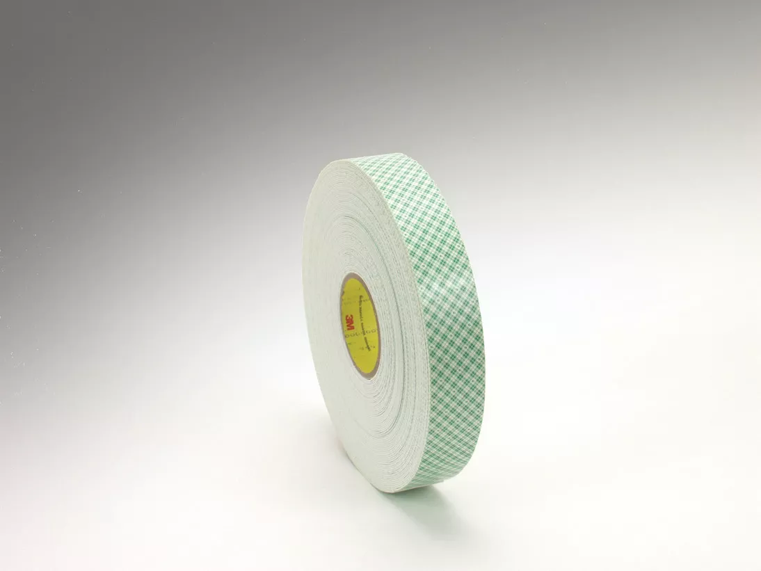 3M™ Double Coated Urethane Foam Tape 4016, Off White, 1 in x 36 yd, 62
mil, Retail Pack, 9 rolls per case