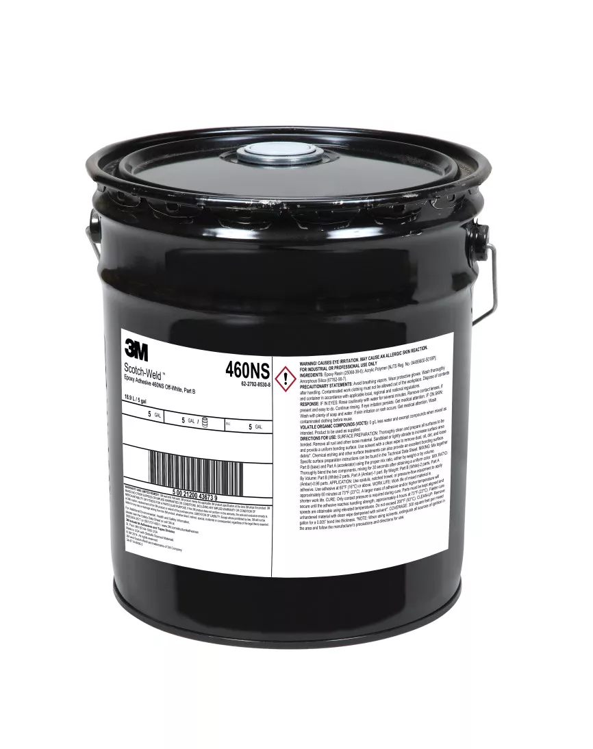 3M™ Scotch-Weld™ Epoxy Adhesive 460NS, Off-White, Part B, 5 Gallon Drum
(Pail)
