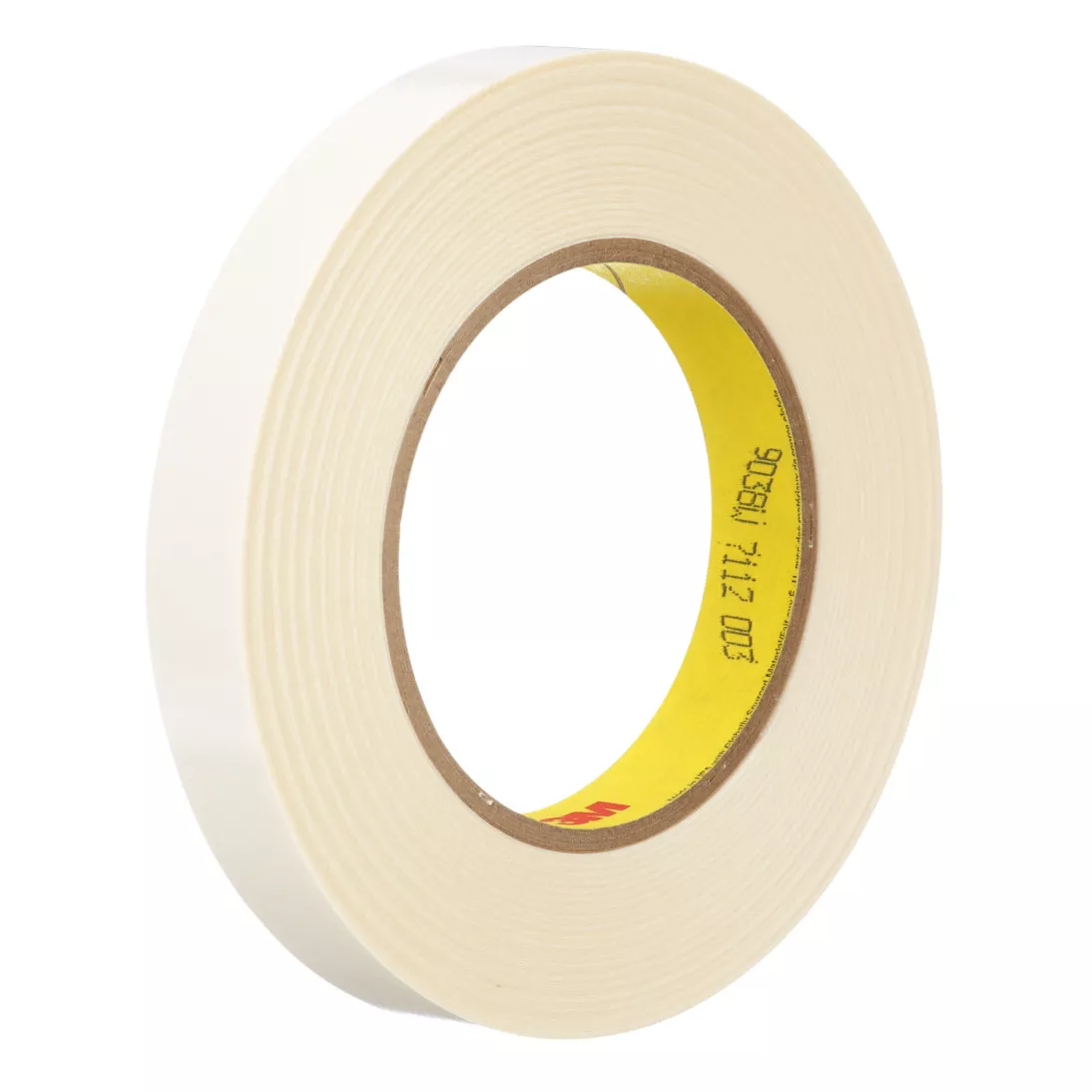 3M™ Repulpable Double Coated Splicing Tape 9038W, White, 18 mm x 55 m, 3
mil, 48 rolls per case