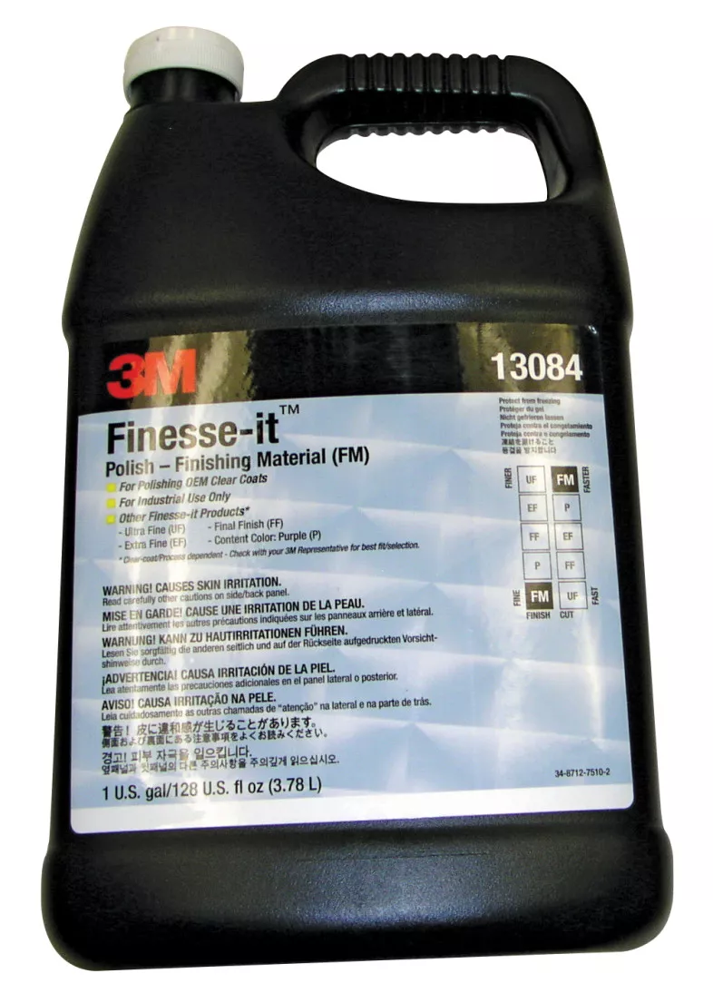 3M™ Finesse-it™ Polish - Finishing Material, 81235, White, Easy Clean
Up, Liter, 12 ea/Case