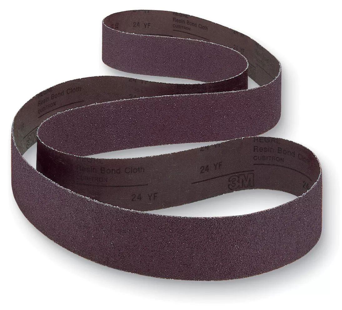 3M™ Cloth Belt 341D, 80 X-weight, 18 in x 85 in, Film-lok, Single-flex,
10 ea/Case