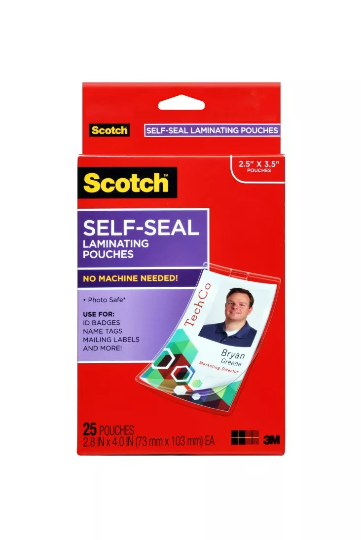 Scotch™ ID Badge/Tag Protectors LS852G