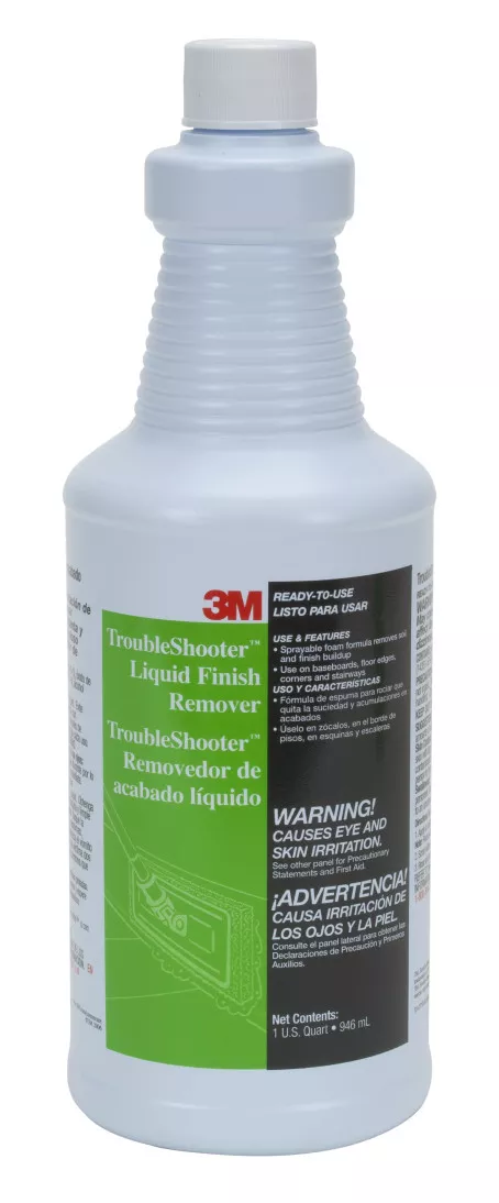 3M™ TroubleShooter™ Liquid Finish Remover, 1 Quart, 6/Case