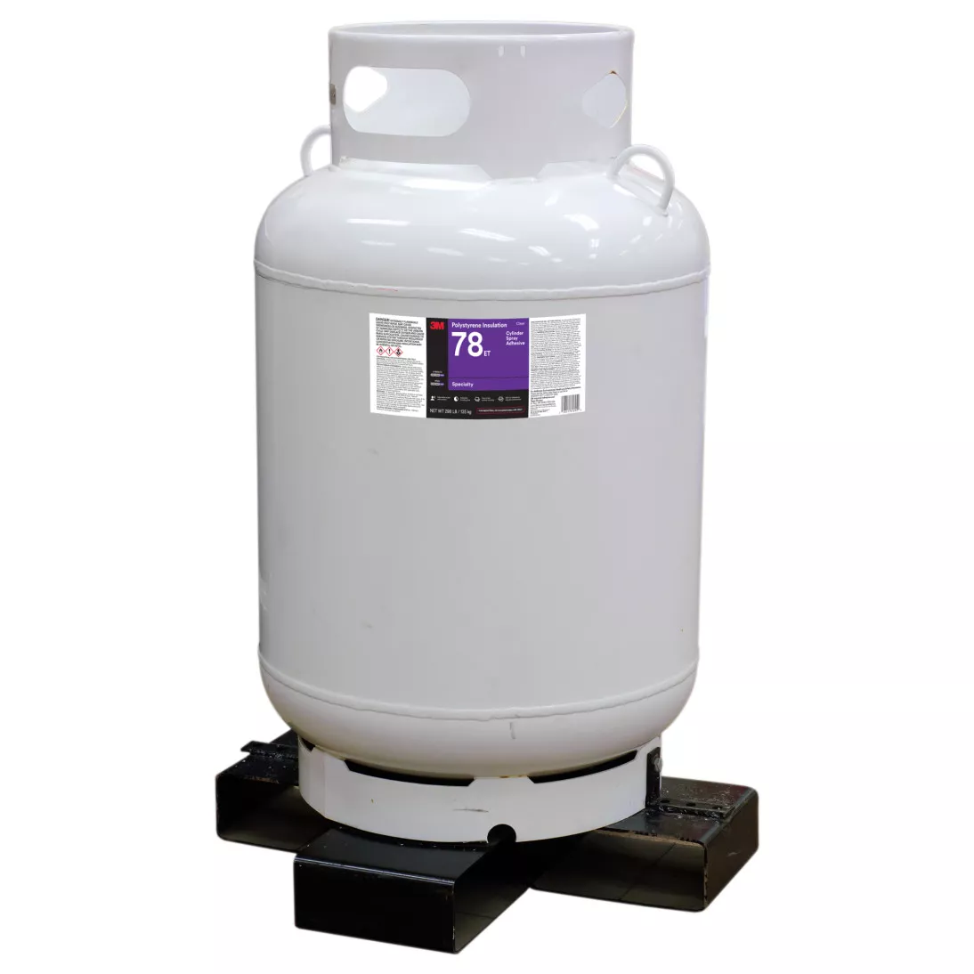 3M™ Polystyrene Insulation 78 ET Cylinder Spray Adhesive, Clear, Jumbo
Cylinder (Net Wt 298 lb)