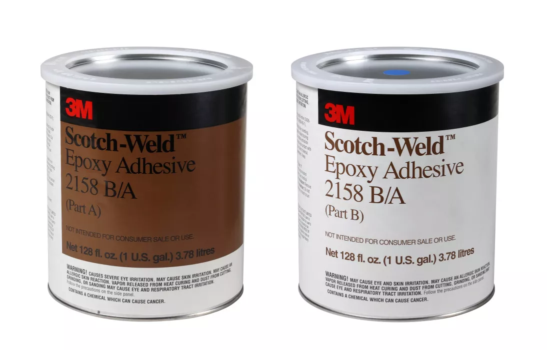 3M™ Scotch-Weld™ Epoxy Adhesive 2158, Gray, Part B/A, 1 Gallon, 2 Kit/Case