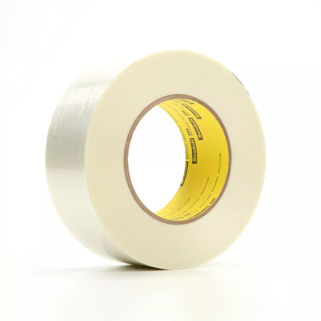 Scotch® Filament Tape 898, Clear, 48 in x 60 yd, 6.6 mil, 1 roll per
case