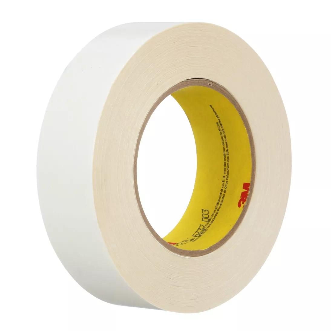 3M™ Repulpable Double Coated Tape R3227, White, 24 mm x 55 m, 3.5 mil,
36 Roll/Case