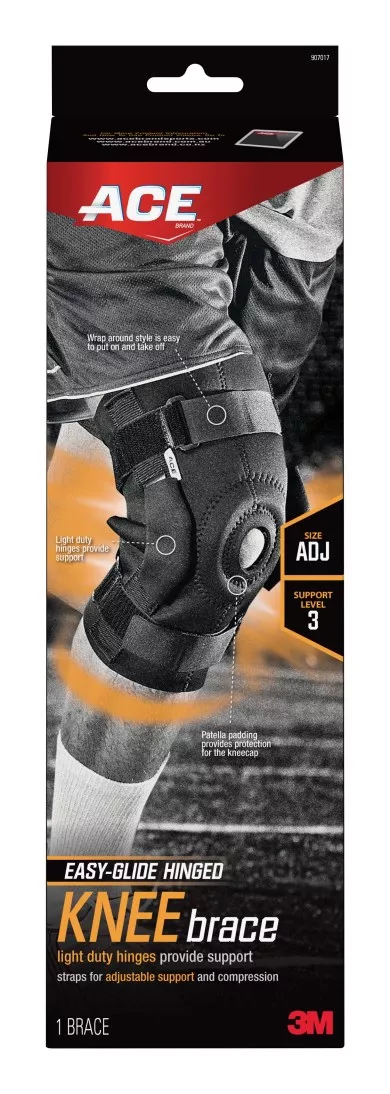 ACE™ Hinged Knee Brace 907017, Adjustable