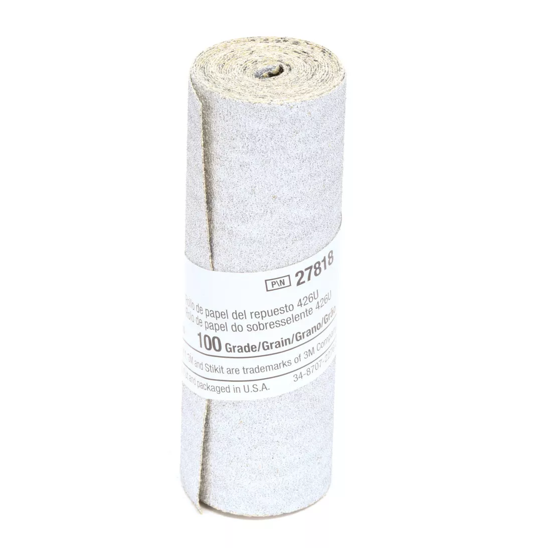 3M™ Stikit™ Paper Refill Roll 426U, 3-1/4 in x 55 in 100 A-weight, 10
per inner 50 per case