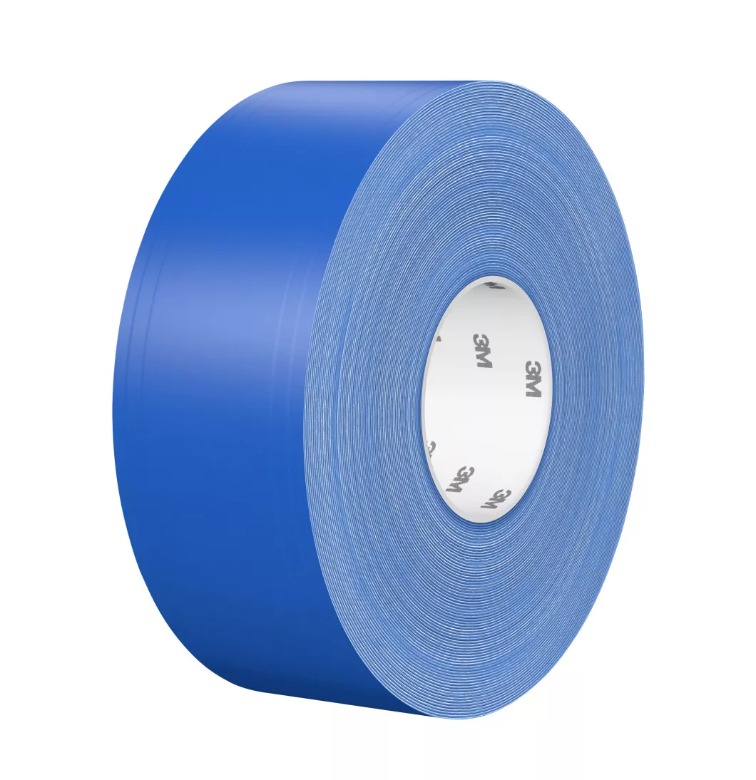 3M™ Durable Floor Marking Tape 971, Blue, 3 in x 36 yd, 17 mil, 4 Rolls/Case