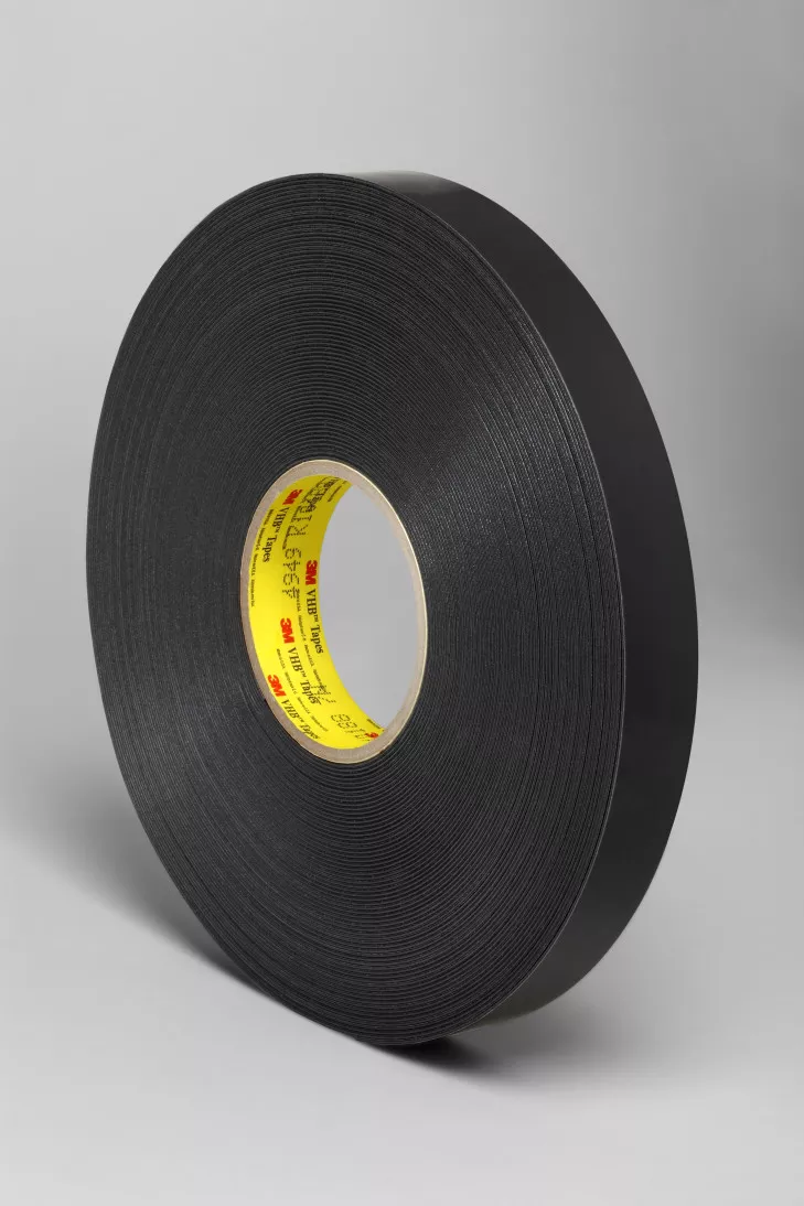 3M™ VHB™ Tape 4949, Black, 1219 mm x 33 m, 1.1 mm, 1 roll per case