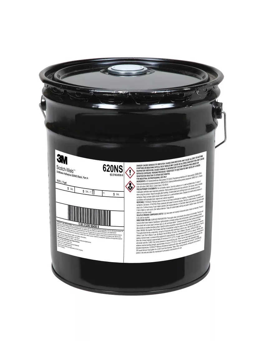 3M™ Scotch-Weld™ Urethane Adhesive 620NS, Black, Part A, 5 Gallon Drum
(Pail)