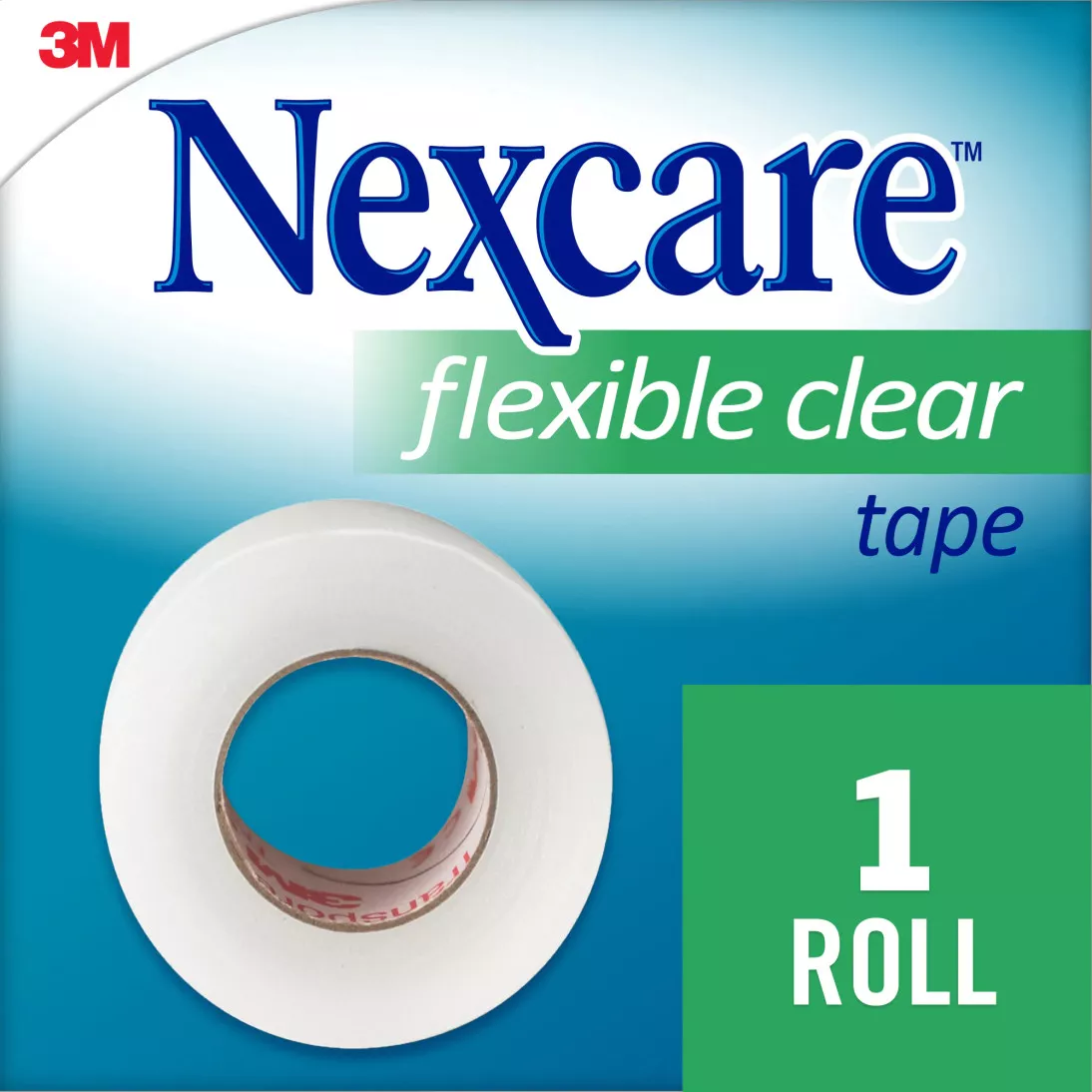 Nexcare™ Flexible Clear First Aid Tape 771-1PK, 1 in x 10 yds.